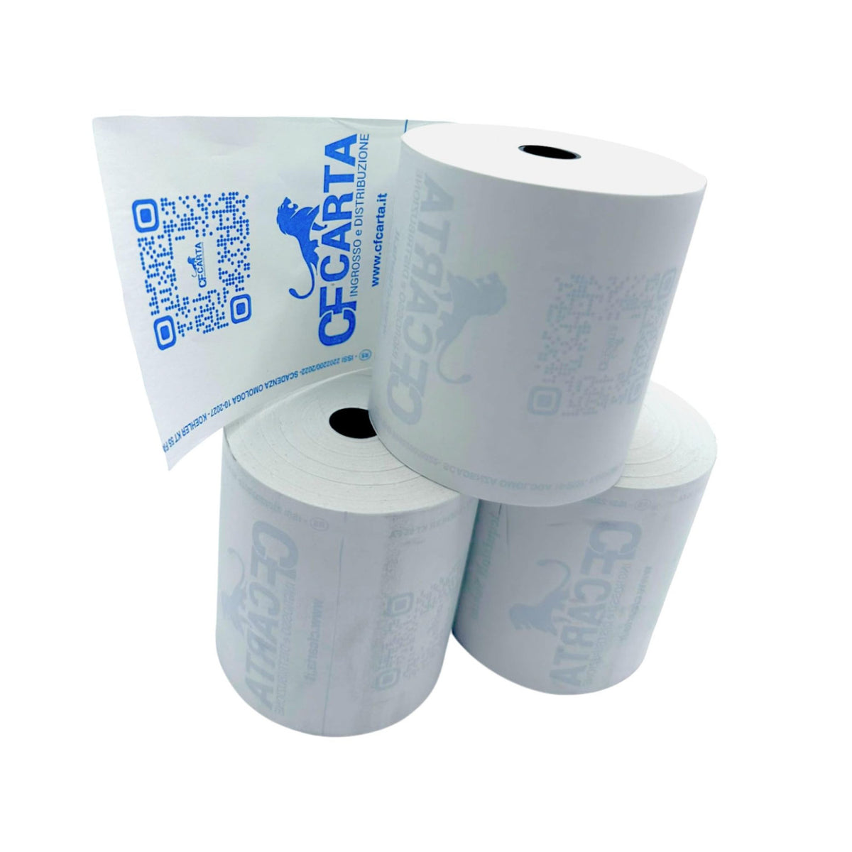 Prodotti Bulk Rotoli per Registratori di Cassa Carta Termica 54x30mt Foro 12mm Omologazione Ministeriale Confezione da 10 Pz