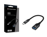 Conceptronic ABBY18B adattatore per inversione del genere dei cavi USB-C USB-A Nero