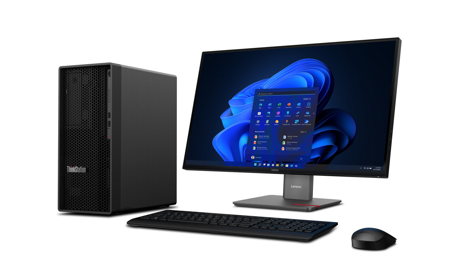Lenovo ThinkStation P2 Tower Gen 2 Intel Core Ultra 9 285K 32 GB DDR5-SDRAM 1 TB SSD NVIDIA RTX Pro 2000 Blackwell Windows 11 Pro Stazione di lavoro Nero