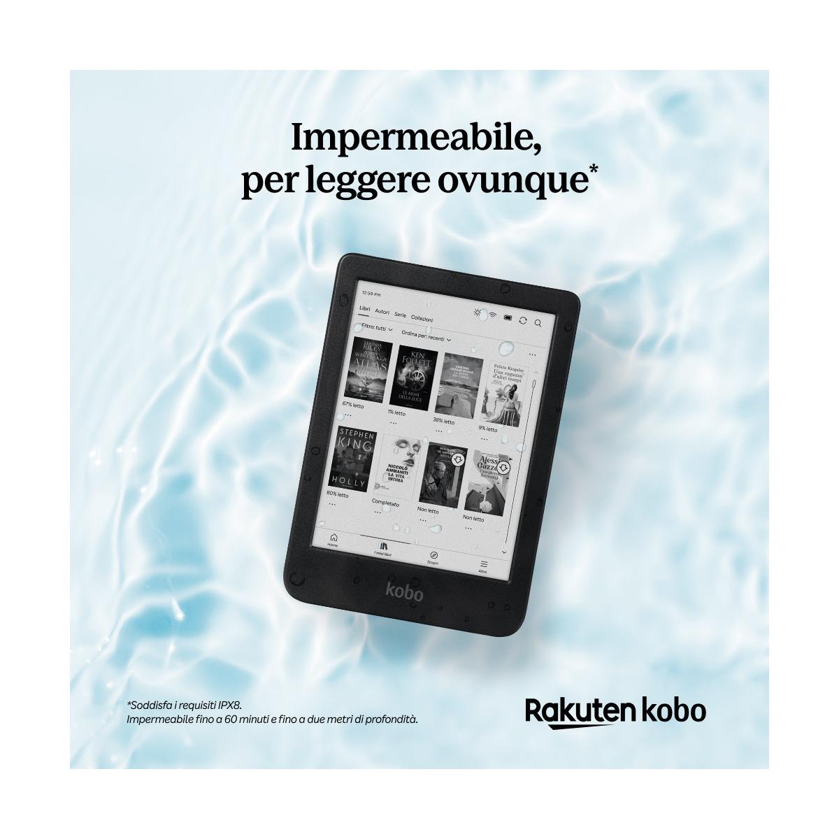 Rakuten Kobo Clara BW lettore e-book Touch screen 16 GB Wi-Fi Nero