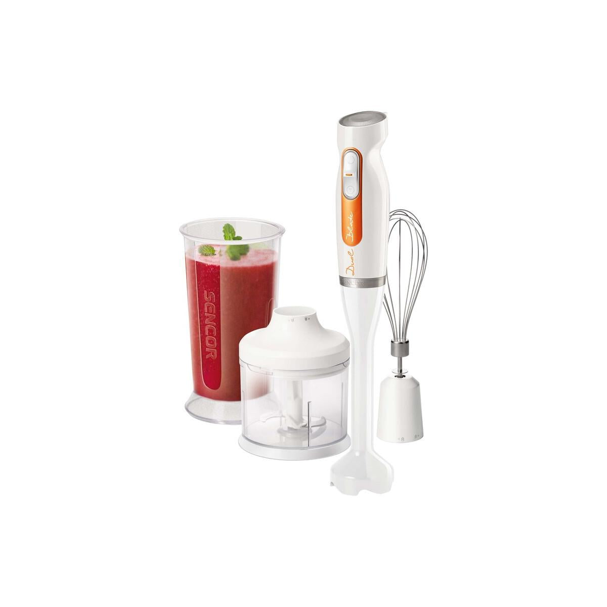 Sencor SHB 4260WH EUE3 Frullatore ad immersione 600 W Arancione Bianco
