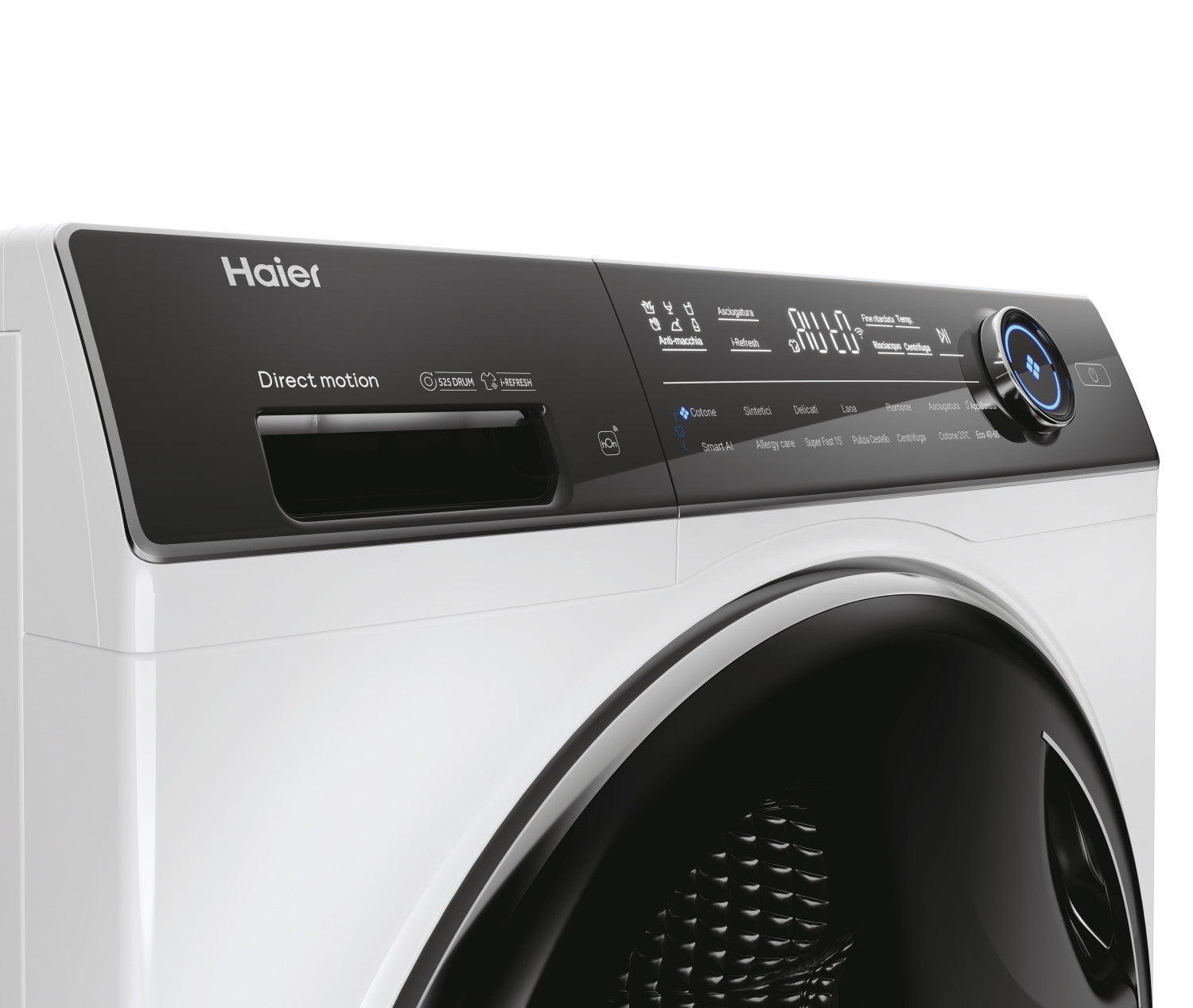 Haier HWD90-B14979EU1 lavasciuga Libera installazione Caricamento frontale Bianco D