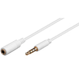 Goobay 62364 cavo audio 5 m 3.5mm Bianco