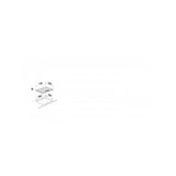 Schock STR85THWH piano cottura Bianco Da incasso 75 cm Gas 5 Fornelli