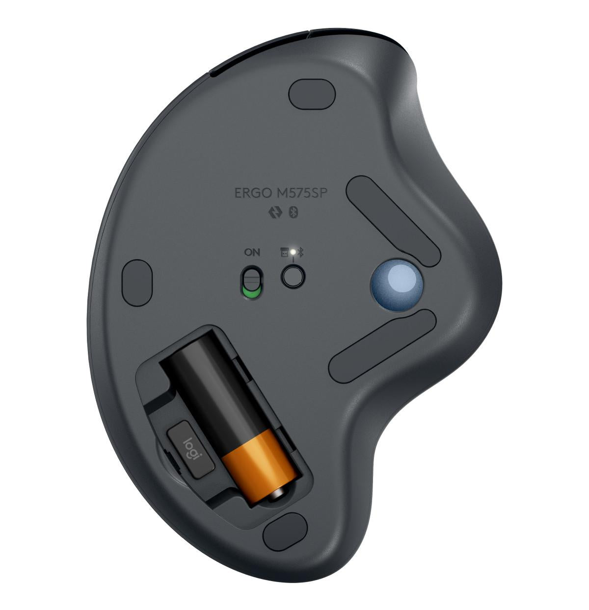 Logitech Ergo M575S mouse Ufficio Mano destra RF senza fili Bluetooth Trackball 2000 DPI