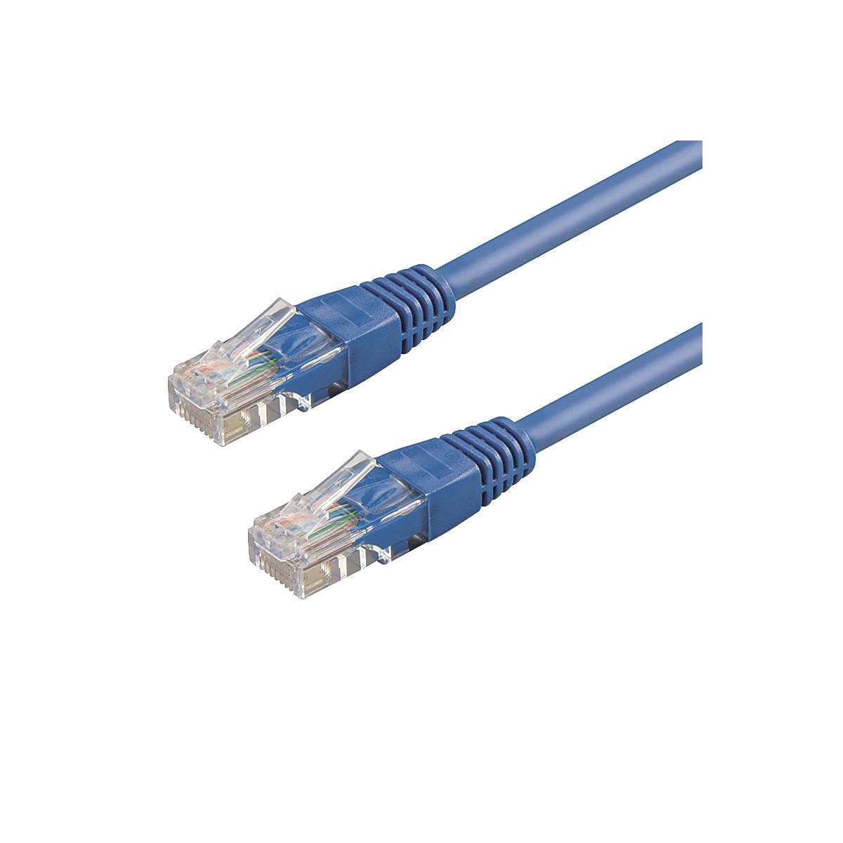 WP WPC-PAT-6U010B cavo di rete Blu 1 m Cat6 U/UTP (UTP)