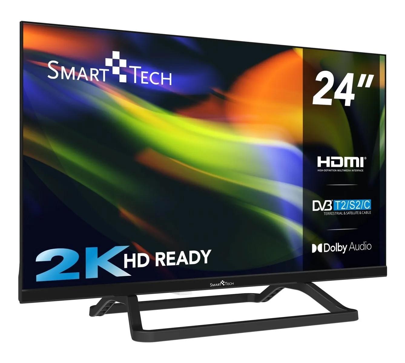 Smart Tech 24HN01VC TV 24pollici LCD HD Smart TV, Nero