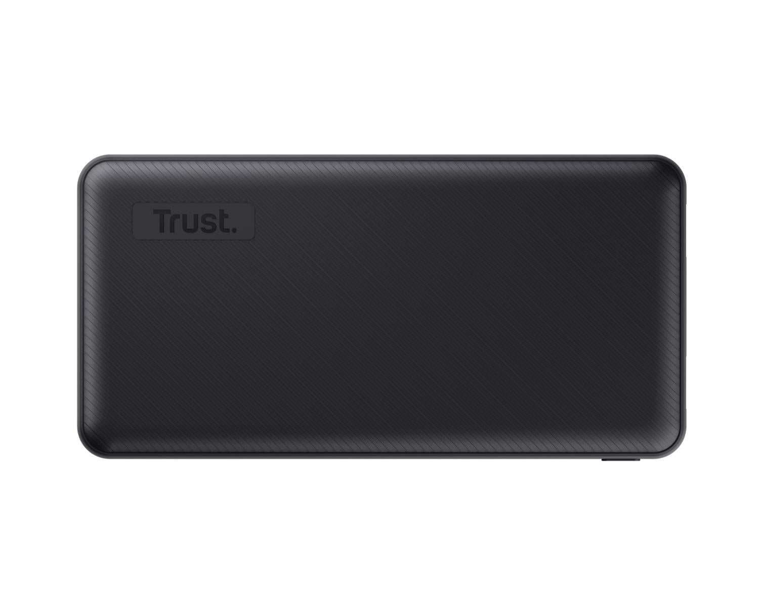 Trust 24677 Power Bank Primo Ultra Thin Batteria Portatile 15000 mAh Nero