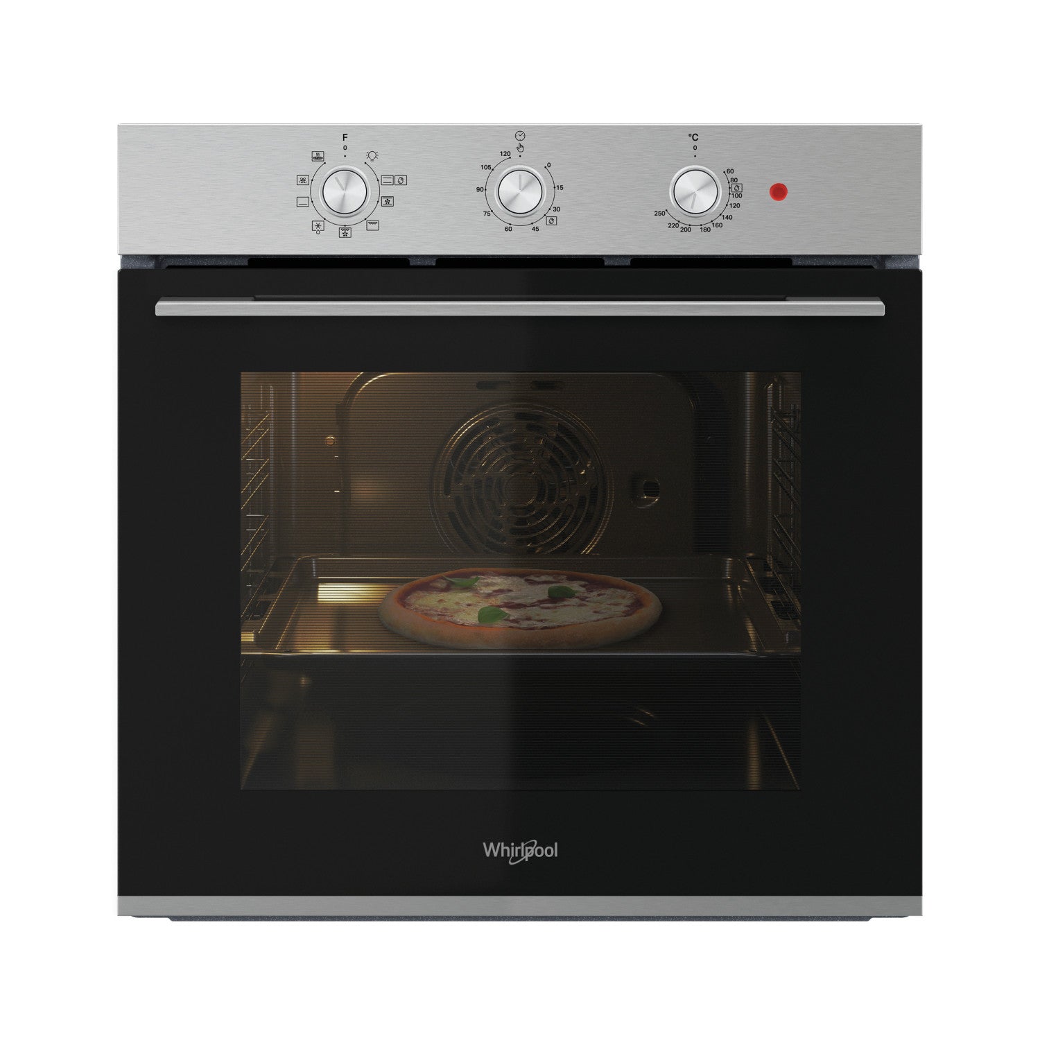 Whirlpool OMK38HU0X Forno elettrico 71 L classe A Nero Acciaio inox