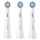 Oral-B Testine di Ricambio iO Gentle Care, testine rotonde originali, setole angolate per una rimozione più profonda della placca, testina più morbida, adatte a gengive sensibili, 3