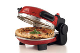 Ariete 934 Pizzeria Gourmet, Forno per pizza napoletana e calzoni, 1500W, Temperatura 400 C, 3 minuti di cottura, Pietra refrattaria rimovibile, Regolazione temperatura inferiore e superiore, Rosso