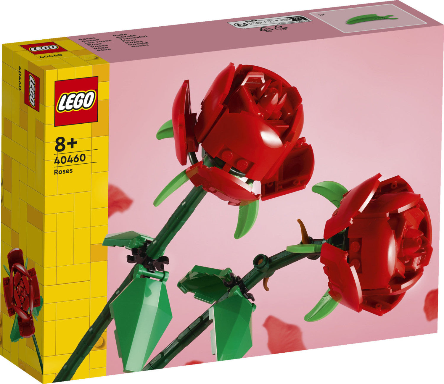LEGO Botanicals Rose 40460 Set da Costruzione 120 Pezzi