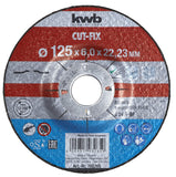 KWB Disco Da Sbavo Cut-Fix Per Metallo 125x6x22 Mm