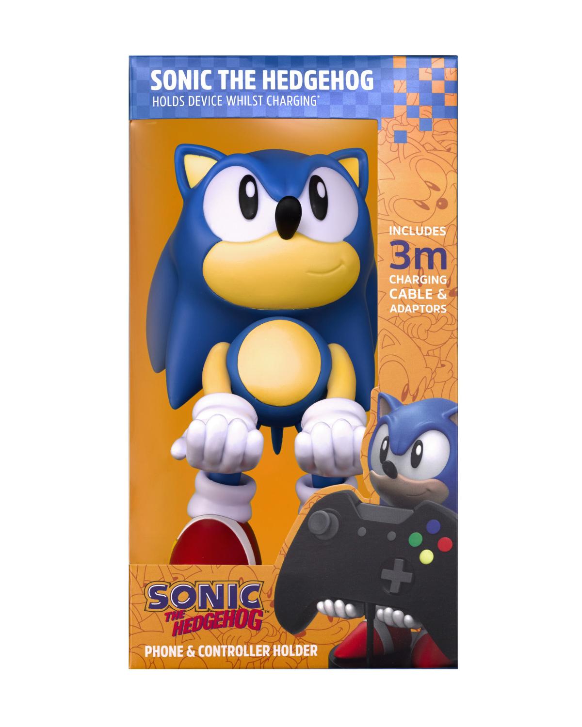 Exquisite Gaming Cable Guys Sonic the Hedgehog Supporto attivo Controller per videogiochi, Telefono cellulare/smartphone Beige, Blu, Rosso, Bianco