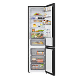 LG GBBS323CEV Frigorifero combinato Fit Max 60cm, Classe C, 375L, AI Inverter, Black Steel