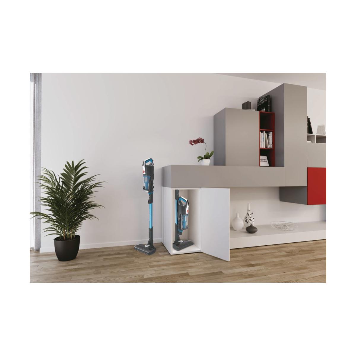 Hoover Aspirapolvere HF522STP 011 senza Sacchetto 0,45 L 290 W Blu Grigio