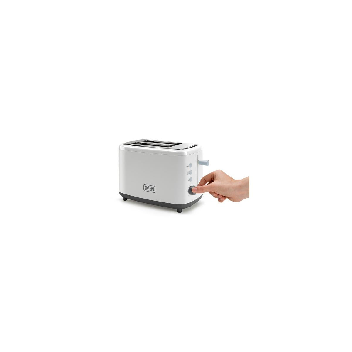 Black e Decker BXTOA820E Tostapane 2 Fette 820 W Bianco