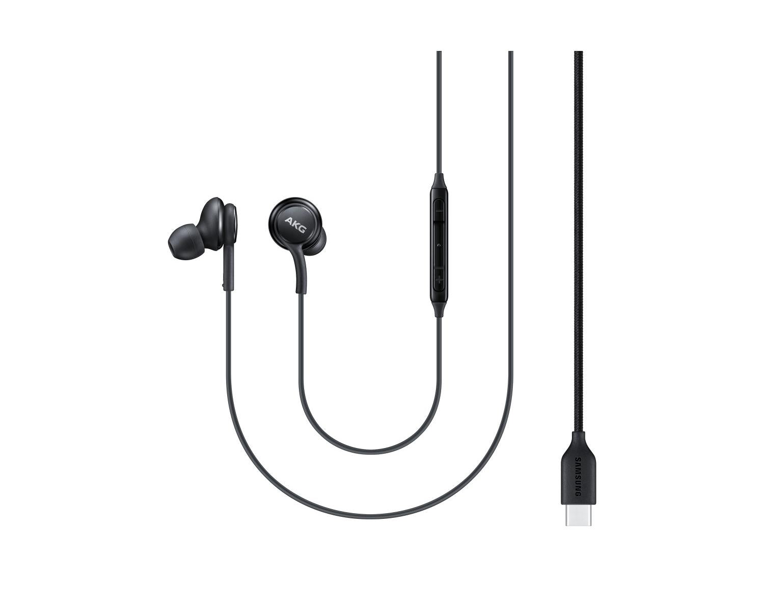 Samsung Akg Auricolari Cuffia Originale Connettore Type C EO-IC100BBEGEU Nero