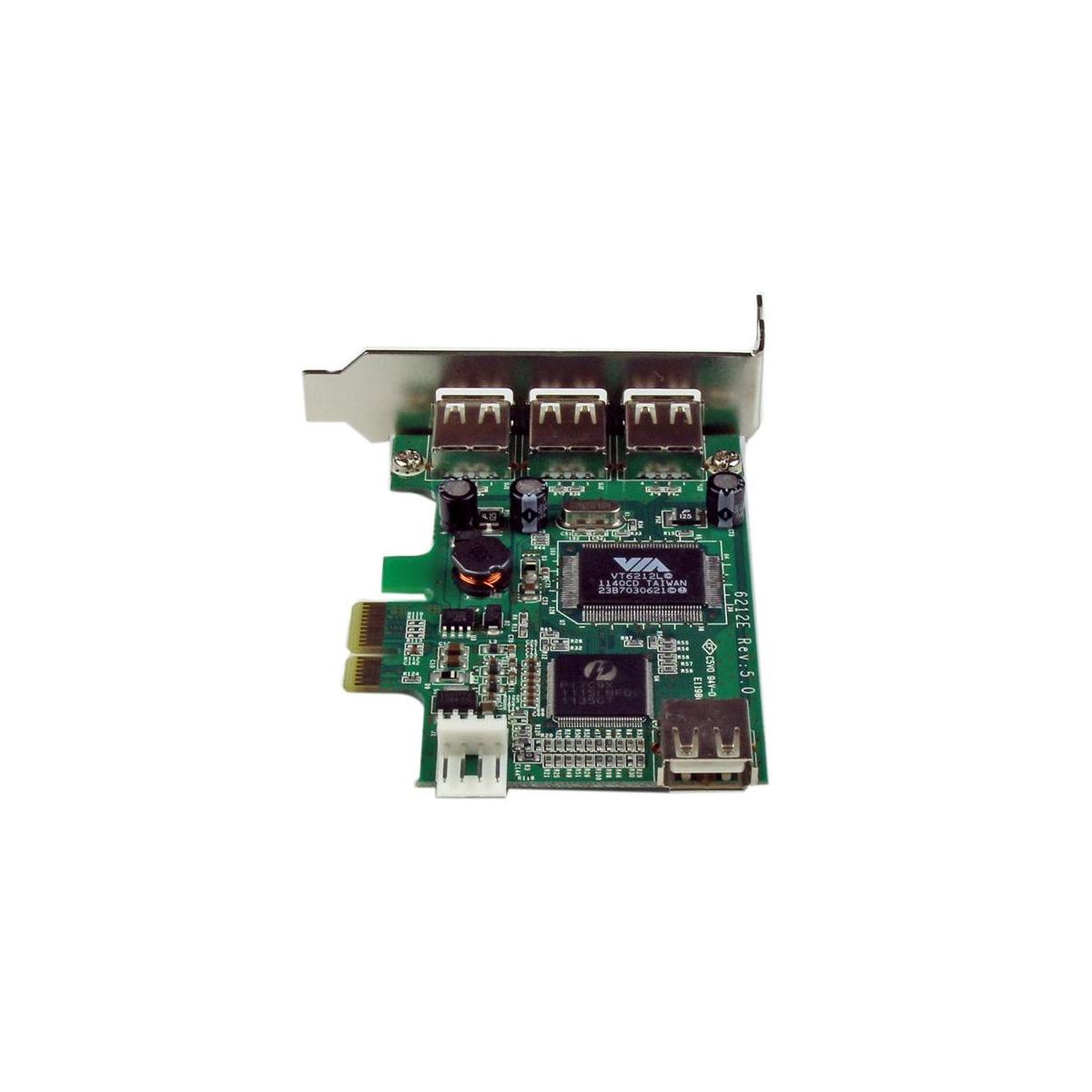 StarTech.com Scheda Pci Express basso prfilo con 4 porte USB 2.0 ad alta velocità
