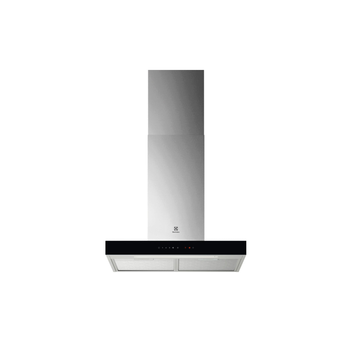 Electrolux LFT826X Cappa aspirante a parete Nero, Acciaio inox A 600 m3/h
