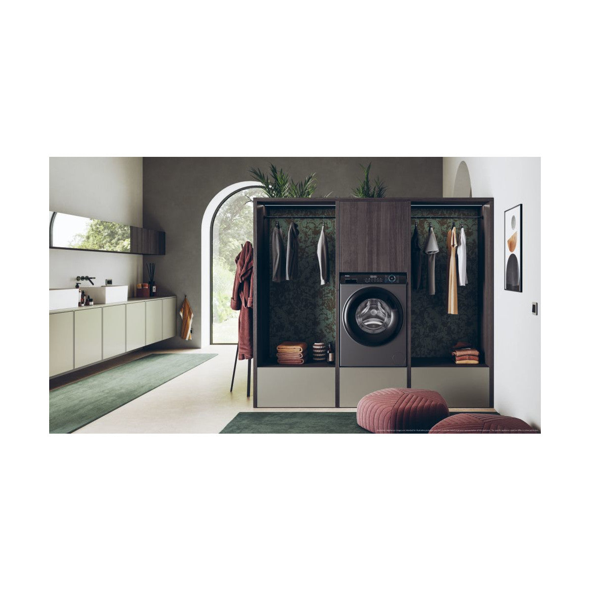 Haier I-Pro Series 3 HW90-B14939S8 lavatrice Caricamento frontale 9 kg 1400 Giri/min Antracite