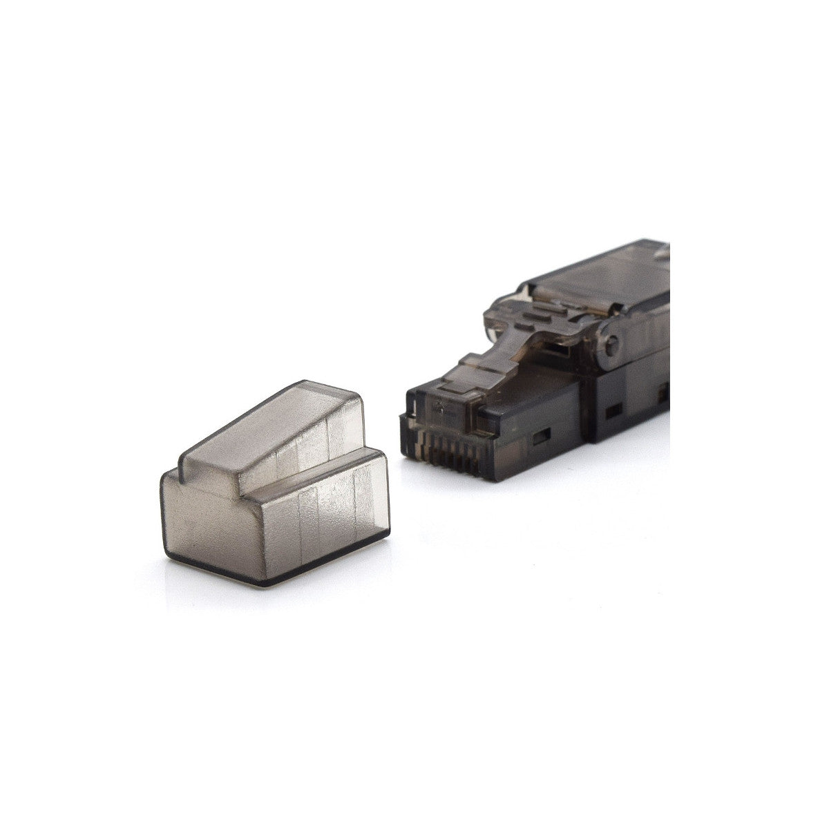 WP WPC-MDP-88-6AUP-TL cavo di collegamento RJ-45 Nero, Translucent