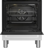 Beko Cucina Forno Elettrico Ventilato con Grill Elettrico e Timer ,coperchio in vetro, ventilazione tangenziale, Classe A, Display LED XL, Bianco