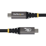 StarTech.com Cavo USB4 da 50cm, Cavo USB-C Certificato USB-IF, 80Gbps, PD240W, 8K120Hz / 4K240Hz DP2.1 DP80, Cavetto Tipo-C Compatibile Thunderbolt 4