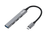 Equip 128961 hub di interfaccia USB 3.2 Gen 1 (3.1 Gen 1) Type-C 5000 Mbit/s Nero, Grigio