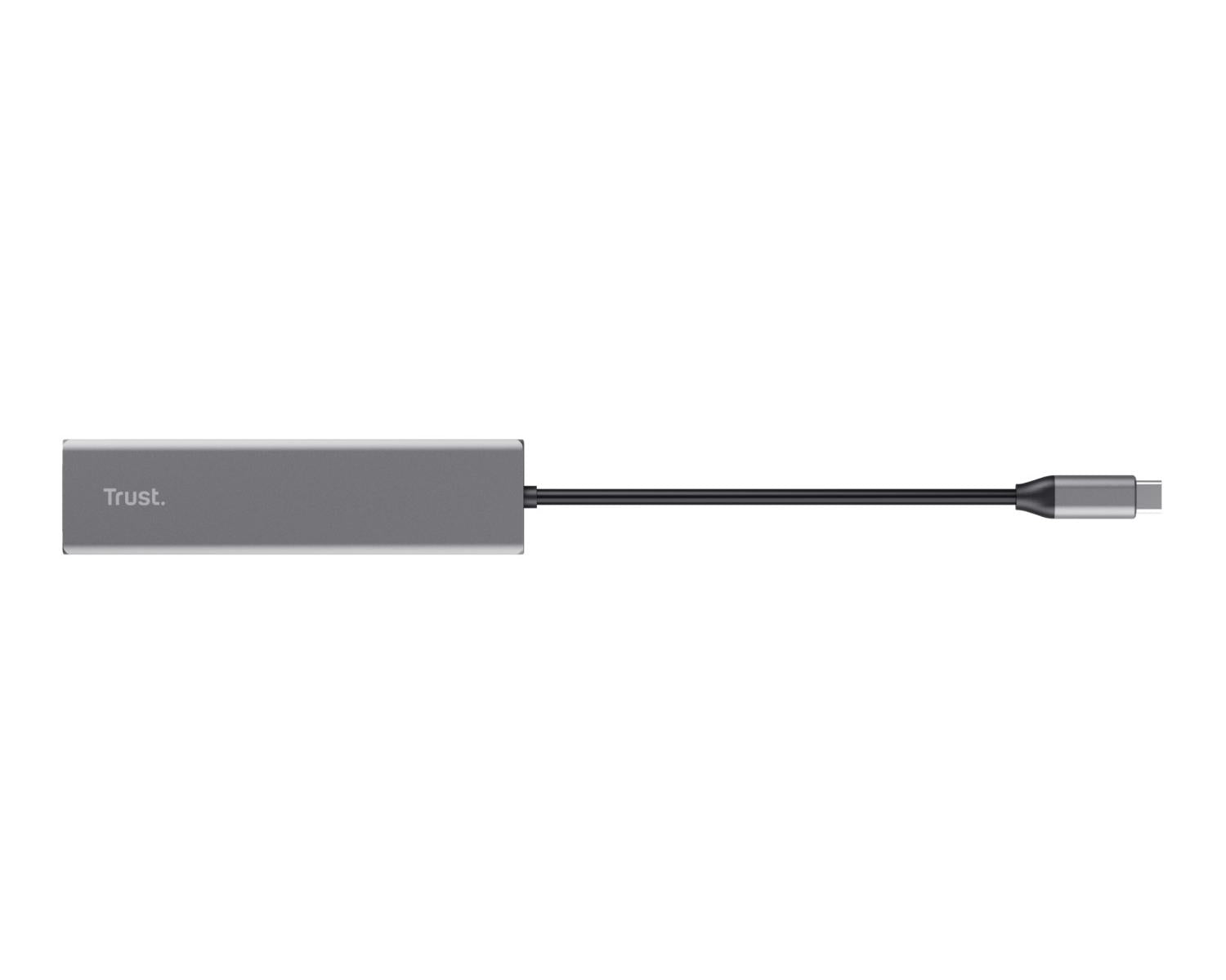 Trust Halyx 24191 Hub USB 3.2 Type-C 104 Mbit/s Alluminio