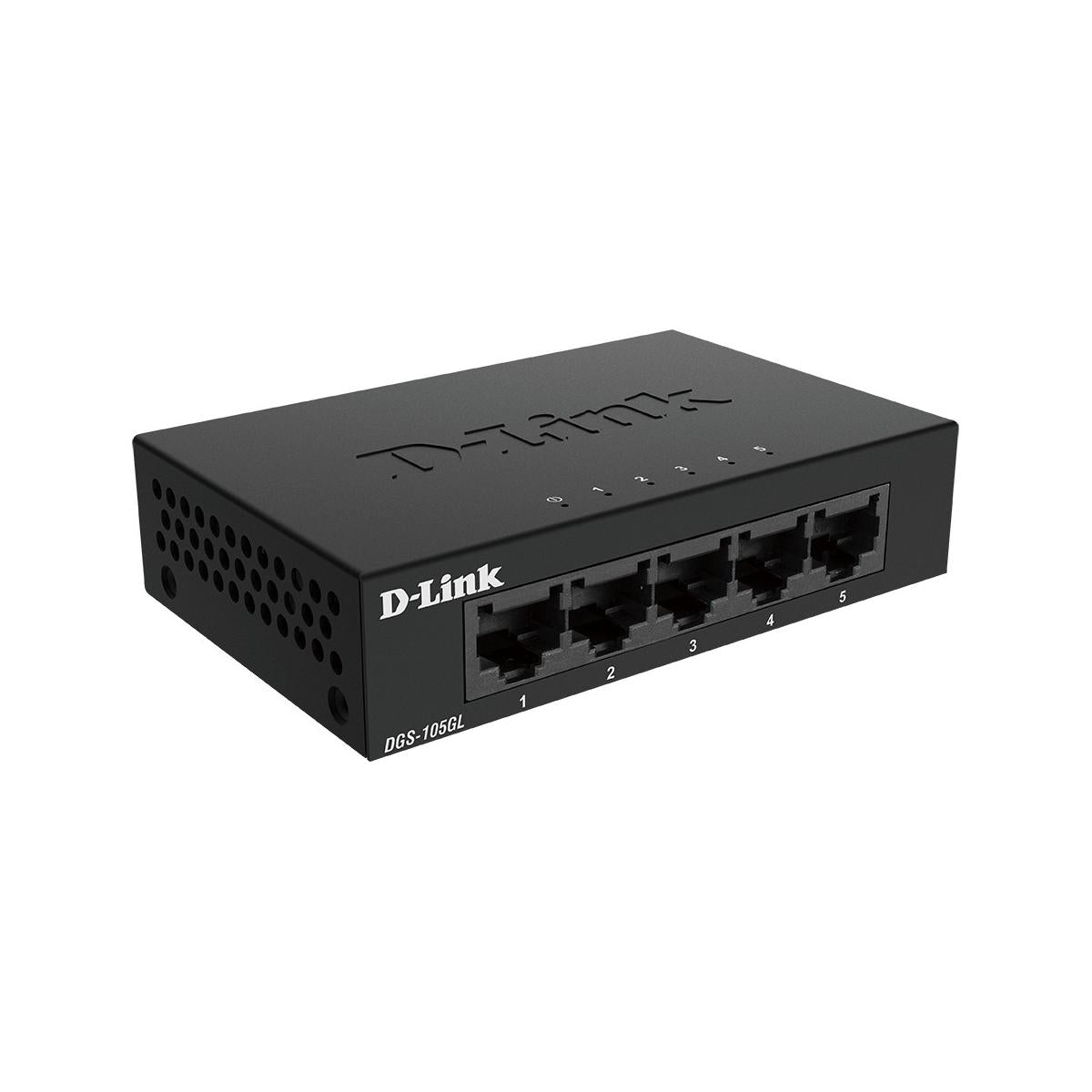 D-Link DGS-105GL/E switch di rete Non gestito Gigabit Ethernet (10/100/1000) Nero
