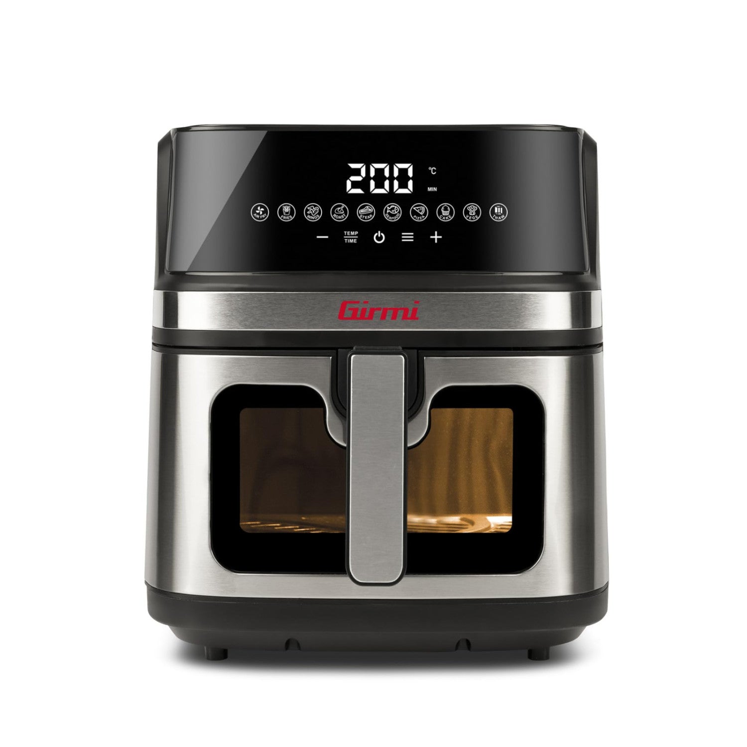 Girmi FG80 Ecofrit Friggitrice Ad Aria 8 Litri 2200W Display Digitale 10 Programmi Doppia Resistenza