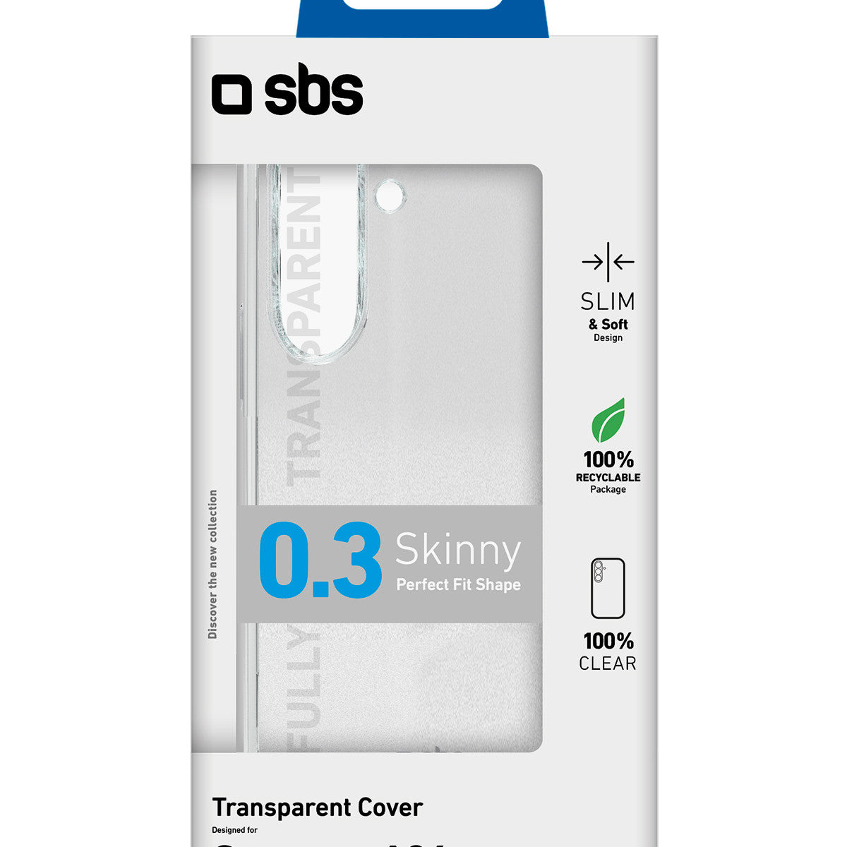 SBS TESKINSAA36T custodia per cellulare 17 cm (6.7") Cover Trasparente
