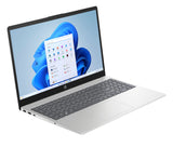 HP Laptop 15-fd0123nl Intel Core 3 100U Computer portatile 39,6 cm (15.6") Full HD 8 GB DDR5-SDRAM 512 GB SSD Wi-Fi 6 (802.11ax) Windows 11 Home Argento