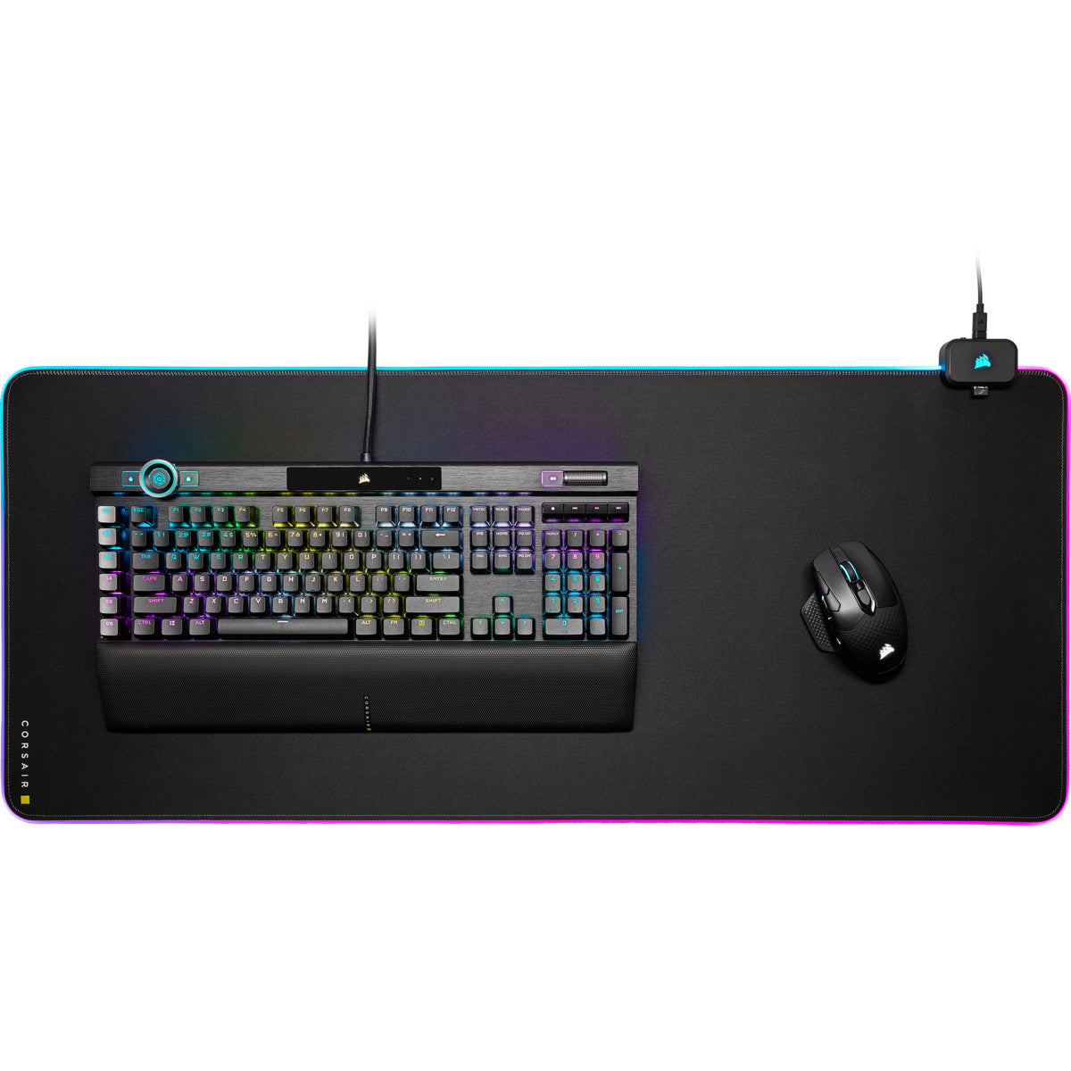Corsair MM700 RGB Tappetino per Mouse per Gioco da Computer Nero
