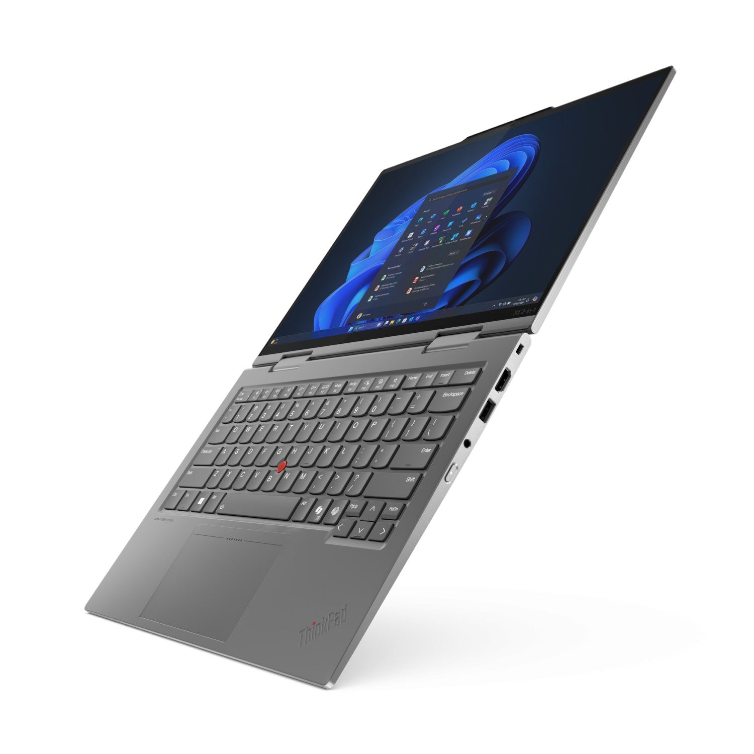 Lenovo ThinkPad X1 2-in-1 Gen 10 Aura Edition Intel Core Ultra 7 255U Ibrido 2 in 1 14 pollici Touch screen WUXGA 16 GB LPDDR5x-SDRAM 512 GB SSD Wi-Fi 6E Windows 11 Pro Italiano Grigio