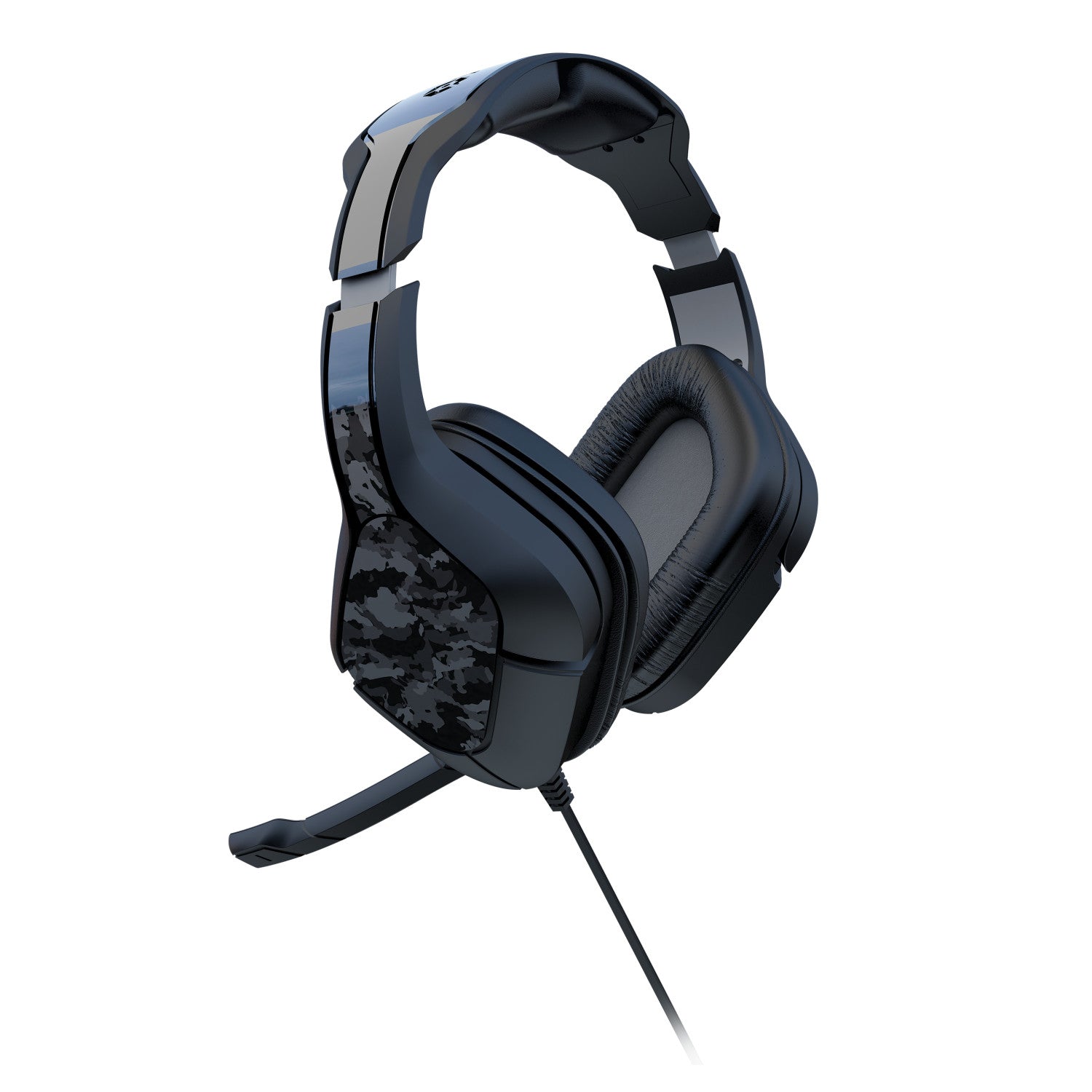 Gioteck HC2 Auricolare Cablato A Padiglione Giocare Nero, Grigio