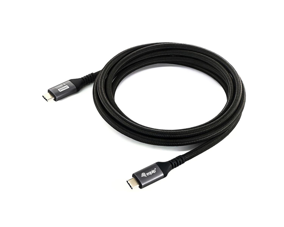 Equip 128382 cavo USB USB4 Gen 2x2 2 m USB C Nero