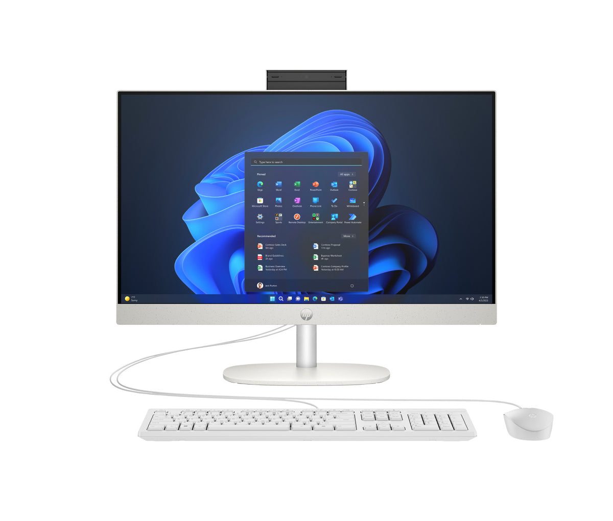 HP ProOne 240 G10 Desktop PC Intel Core i5 i5-1335U 60,5 cm (23.8") 1920 x 1080 Pixel 8 GB DDR4-SDRAM 256 GB SSD Windows 11 Home Wi-Fi 6 (802.11ax)