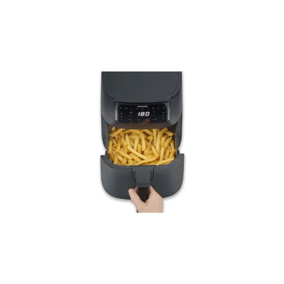 Severin FR 2461 Singolo 4 L Indipendente 1300 W Friggitrice ad aria calda Nero