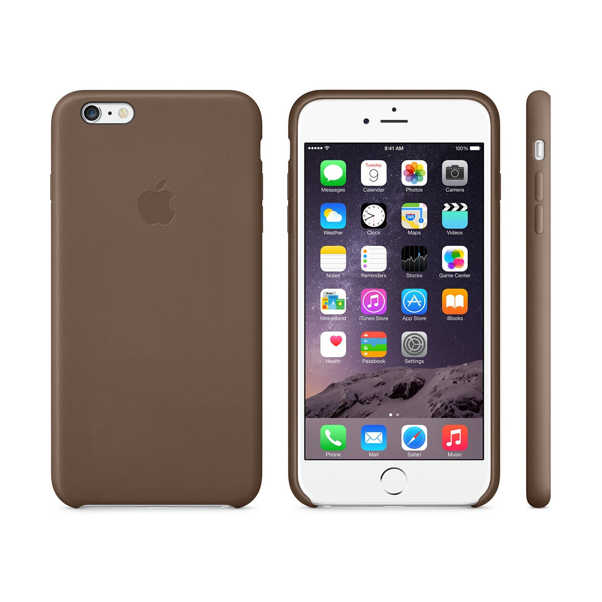 Apple MGQR2ZM/A custodia per cellulare 14 cm (5.5pollici) Cover Marrone