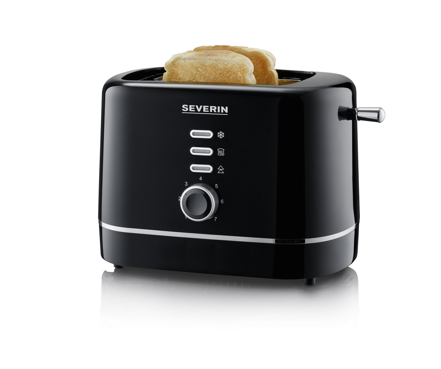 Severin AT 4321 tostapane 7 2 fette 850 W Nero