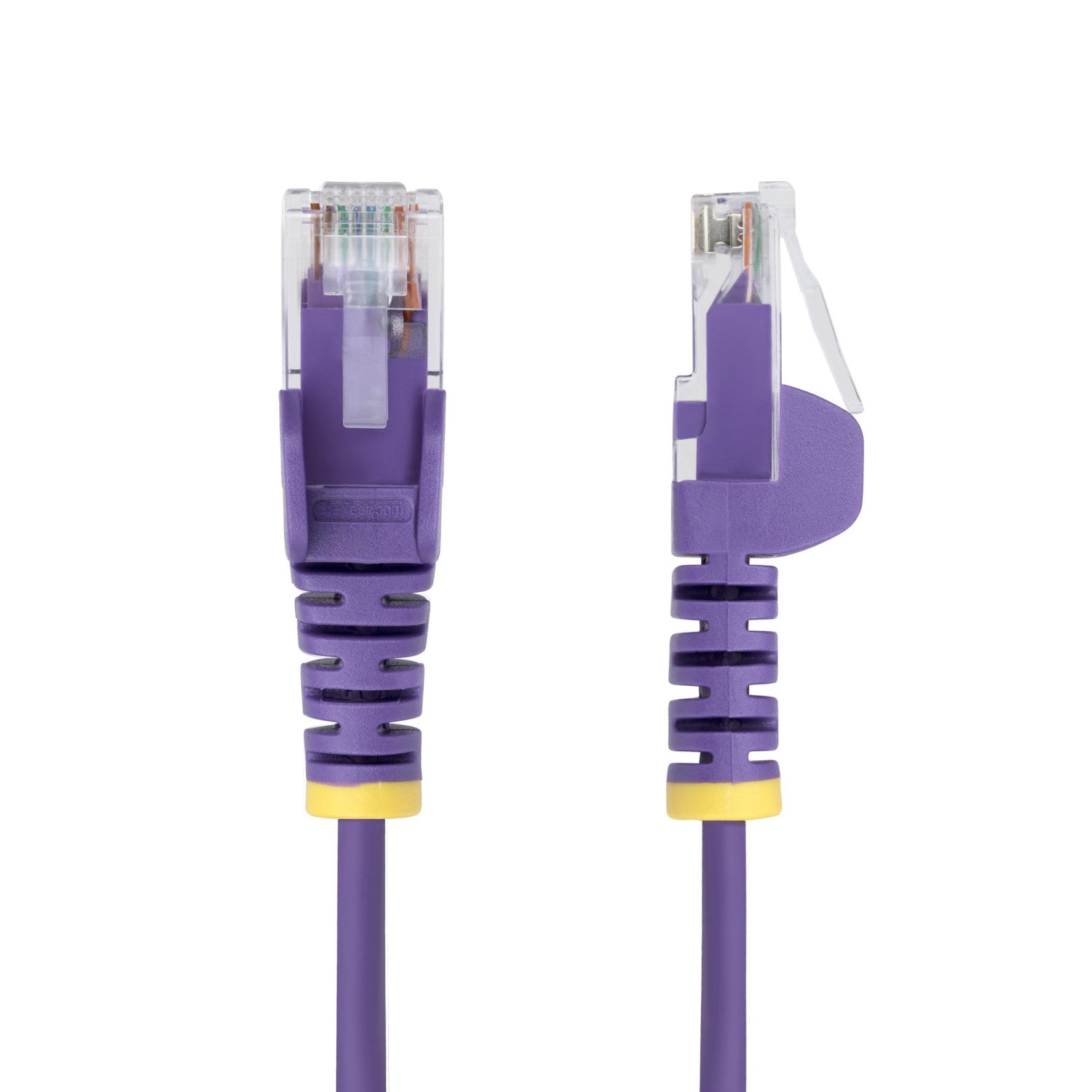 StarTech.com Cavo Ethernet CAT6 Viola da 50cm; Patch UTP con Plug RJ45 Antigroviglio e Rilievi di Trazione, Cavo Lan Slim in Rame Puro 28AWG, Sottoposto a test Fluke
