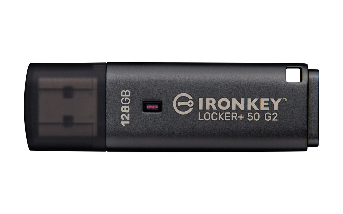 Kingston Technology IronKey 128GB Locker Plus 50 G2, FIPS 197, AES-256