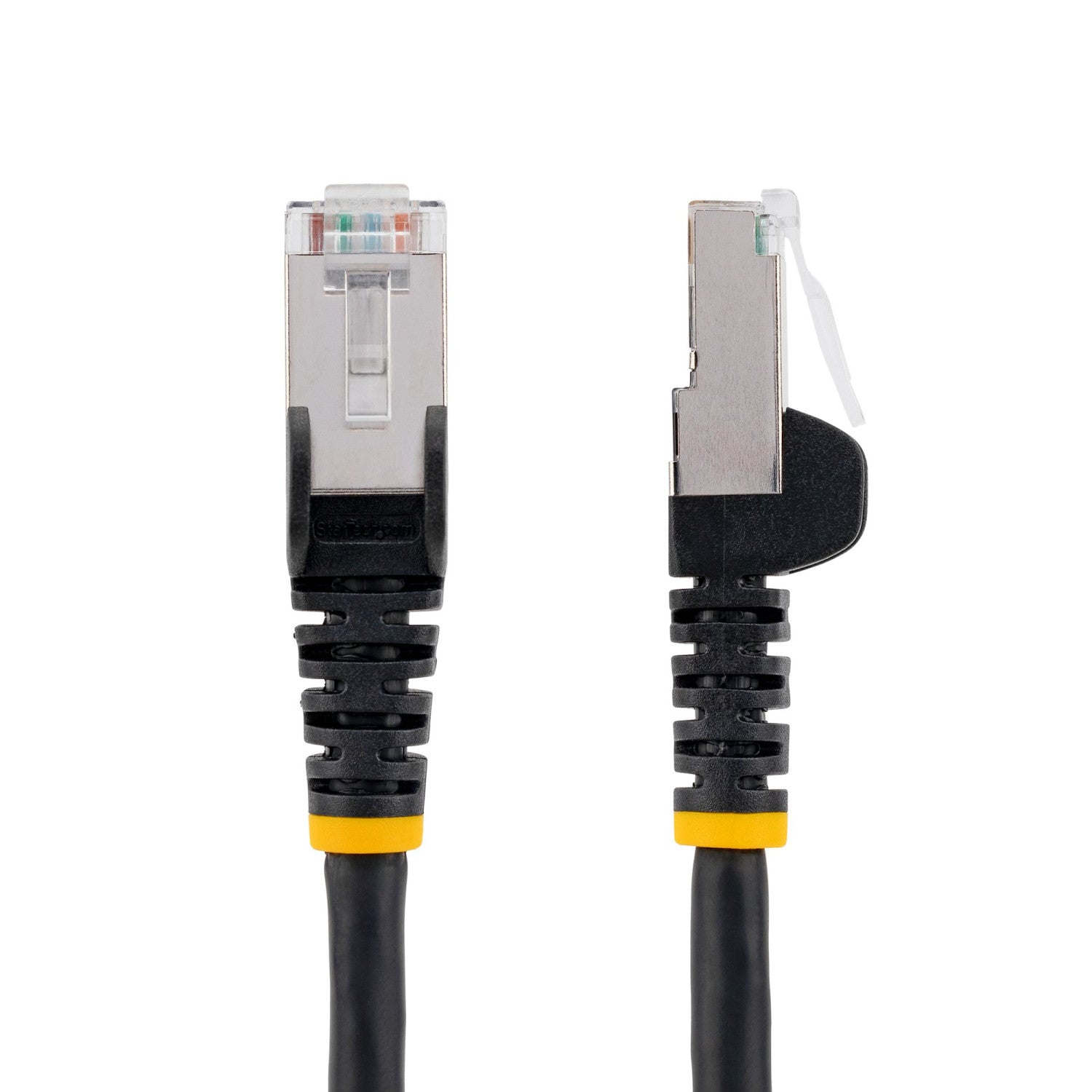 StarTech.com Cavo Ethernet CAT 6a - 1,5m - Nero - Cavo di rete LAN Low Smoke Zero Halogen (LSZH) - 10GbE 500MHz 100W PoE - Filo/Cavo patch schermato S/FTP con spinotto RJ45 antigroviglio e rilievi di trazione