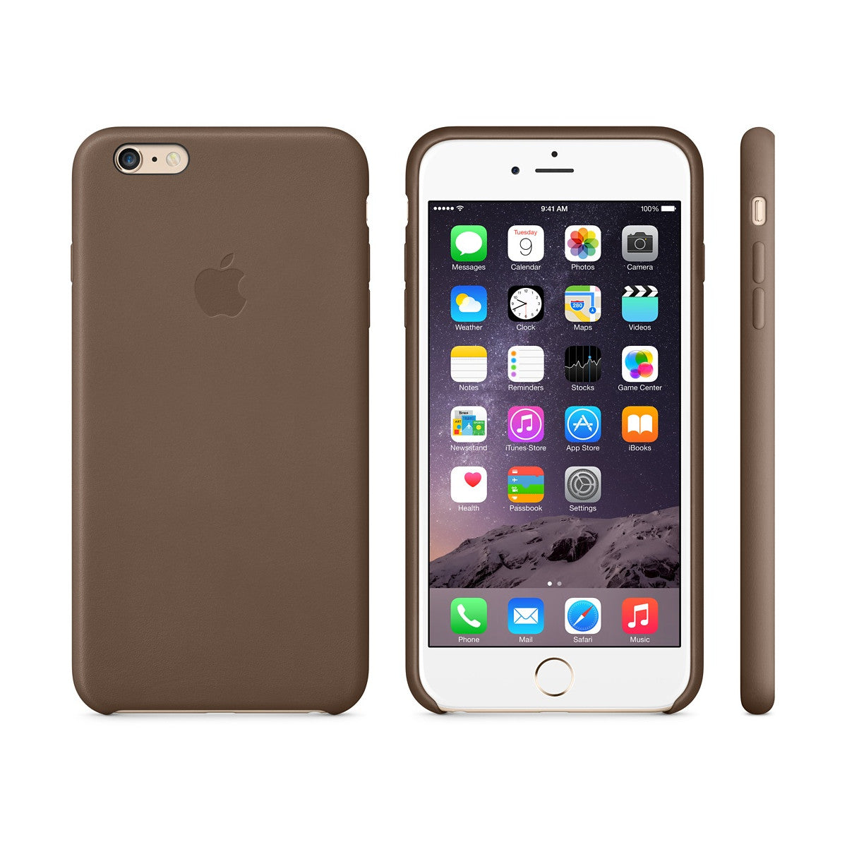 Apple MGQR2ZM/A custodia per cellulare 14 cm (5.5pollici) Cover Marrone