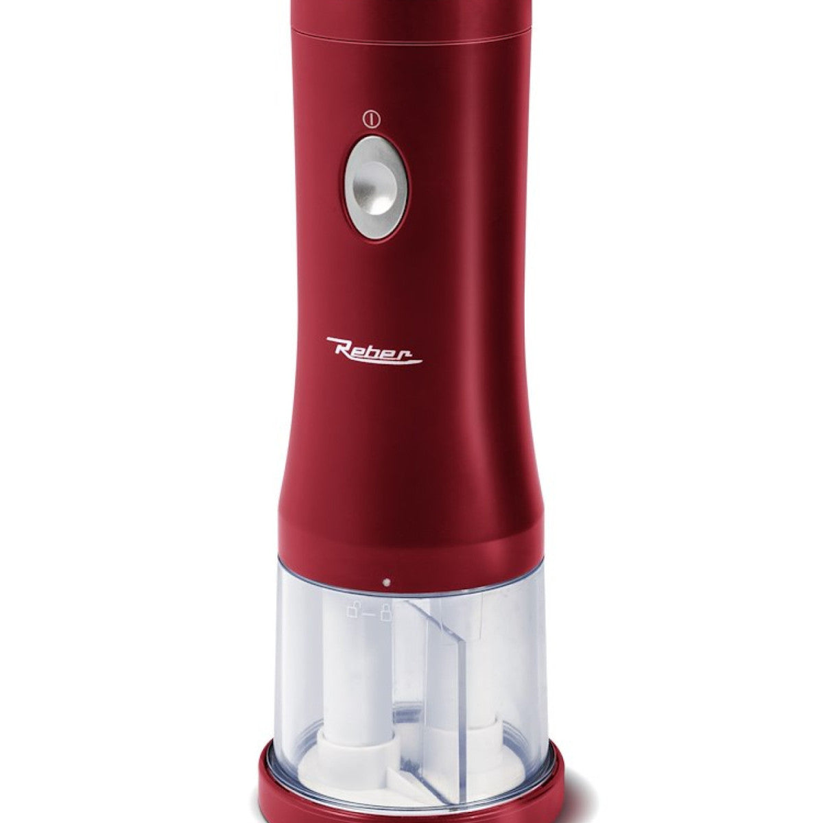 Reber G001 Grattugia Elettrica Cordless Con Ricarica Usb-C E 3 Lame Rossa