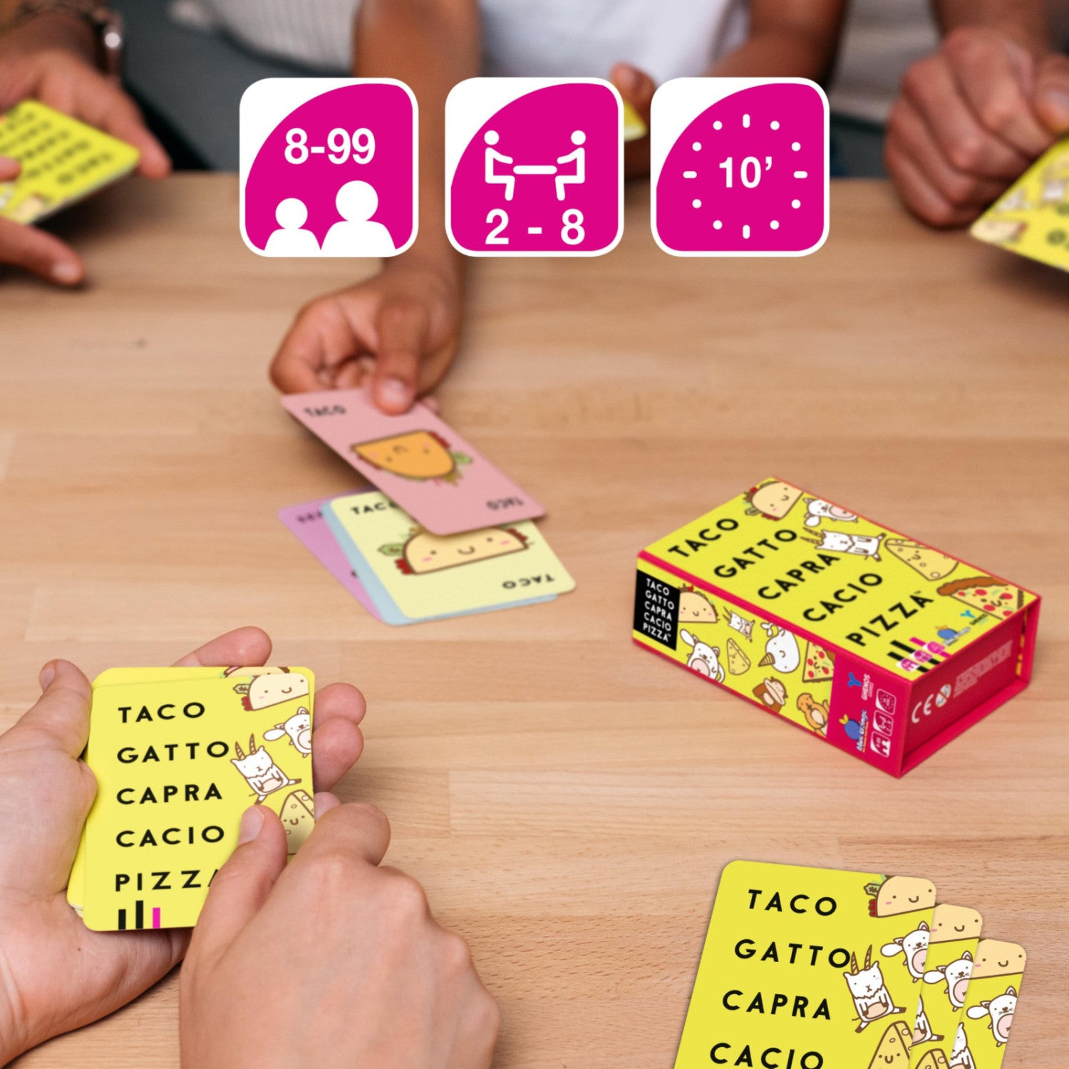 Ghenos Games Taco Gatto Capra Cacio Pizza