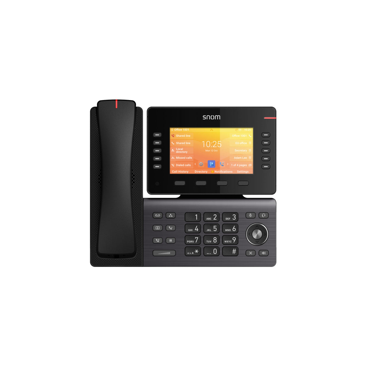 Snom D892M telefono IP Nero TFT Wi-Fi