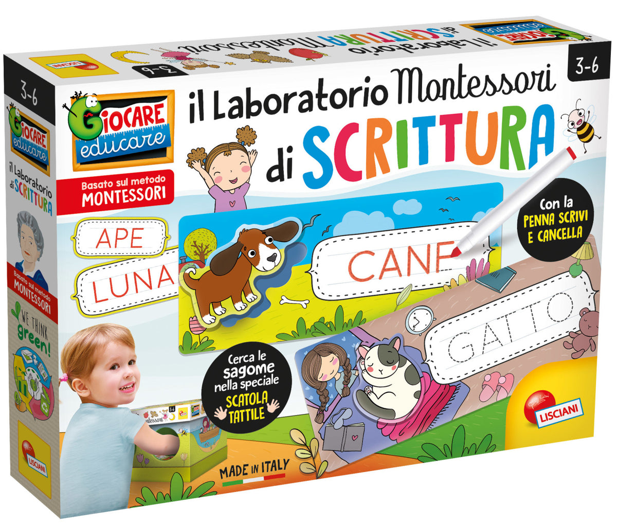 Lisciani Montessori Maxi Laboratorio Di Scrittura